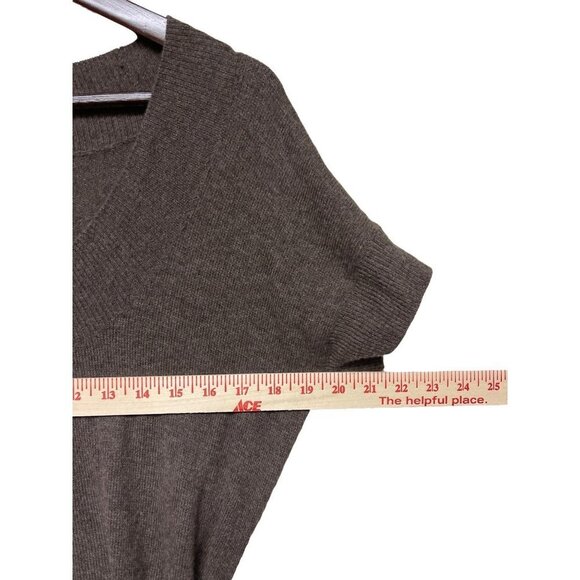 BCBHMaxAzaria Brown Belted Cashmere Wool Dress Women's Size Small - Picture 7 of 9